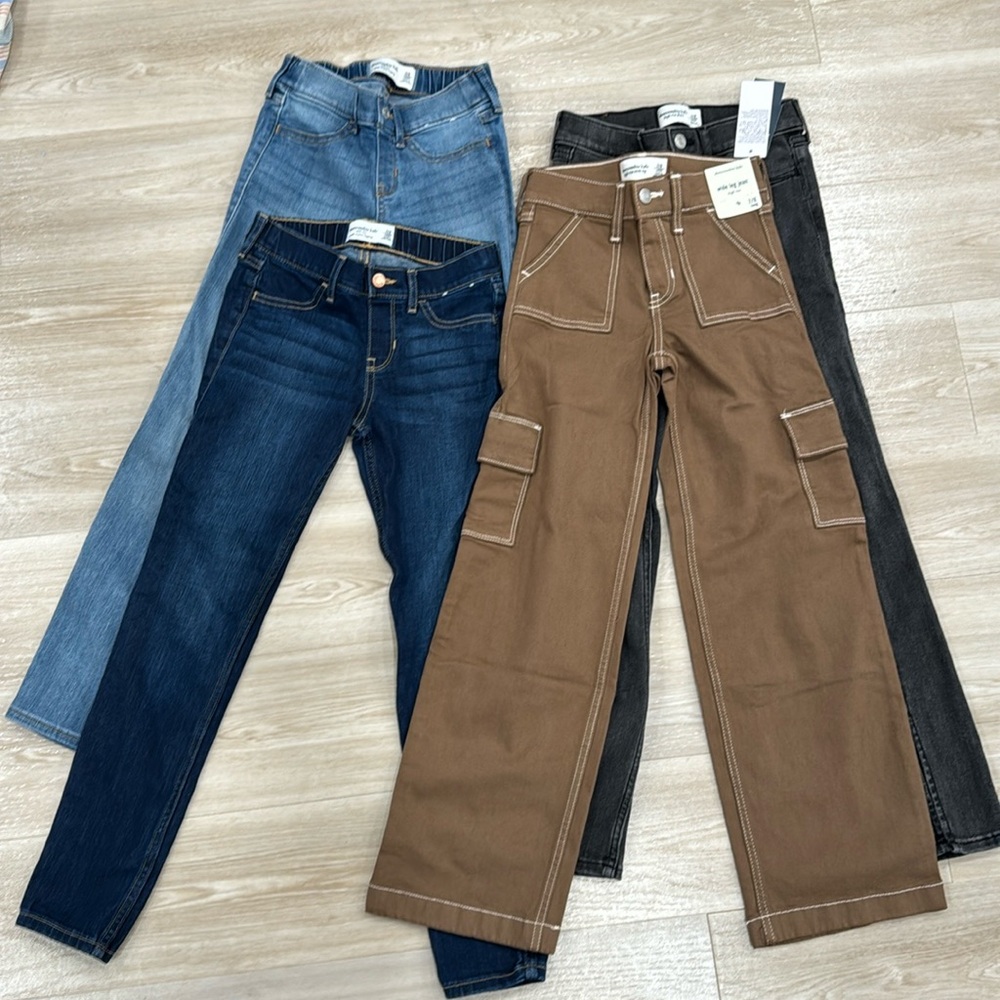 Abercrombie Kids Jean Bundle (4 Pair)